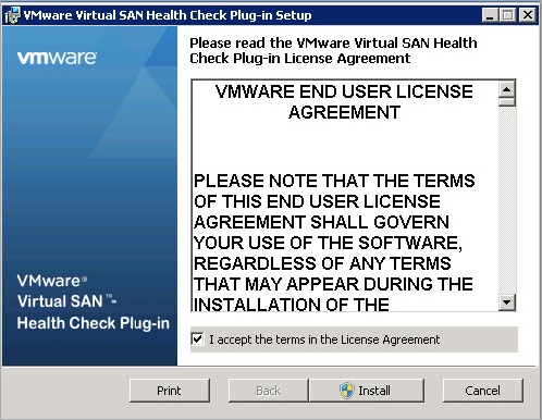 VMware VSAN Health Check Plugin Installation