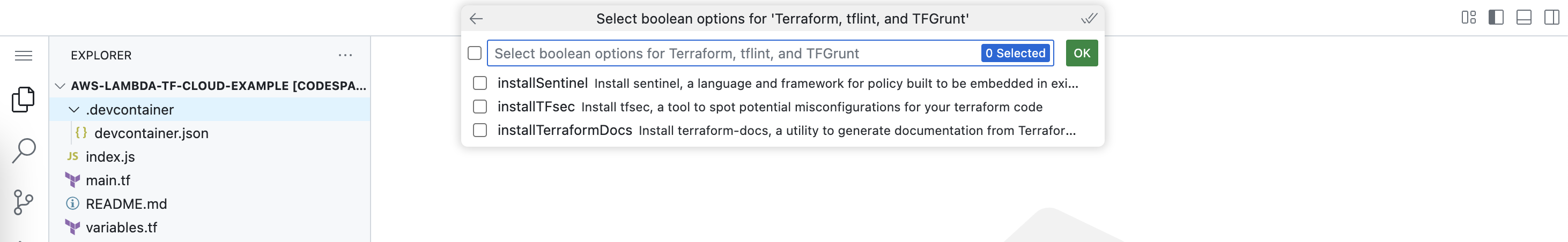 Terraform in GitHub Codespaces | Vovando Dev